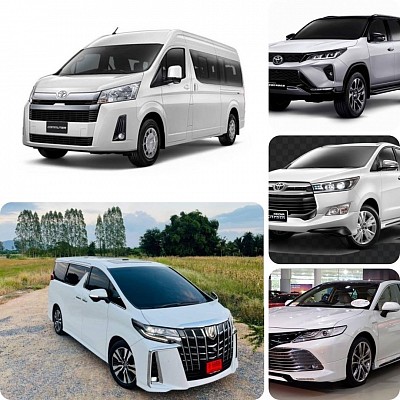 Bangkok van rental with driver Our company has a variety of car models to choose from according to the number of people traveling in your group, starting from 1 person to 10 people. The interior is decorated in a luxurious style for you.